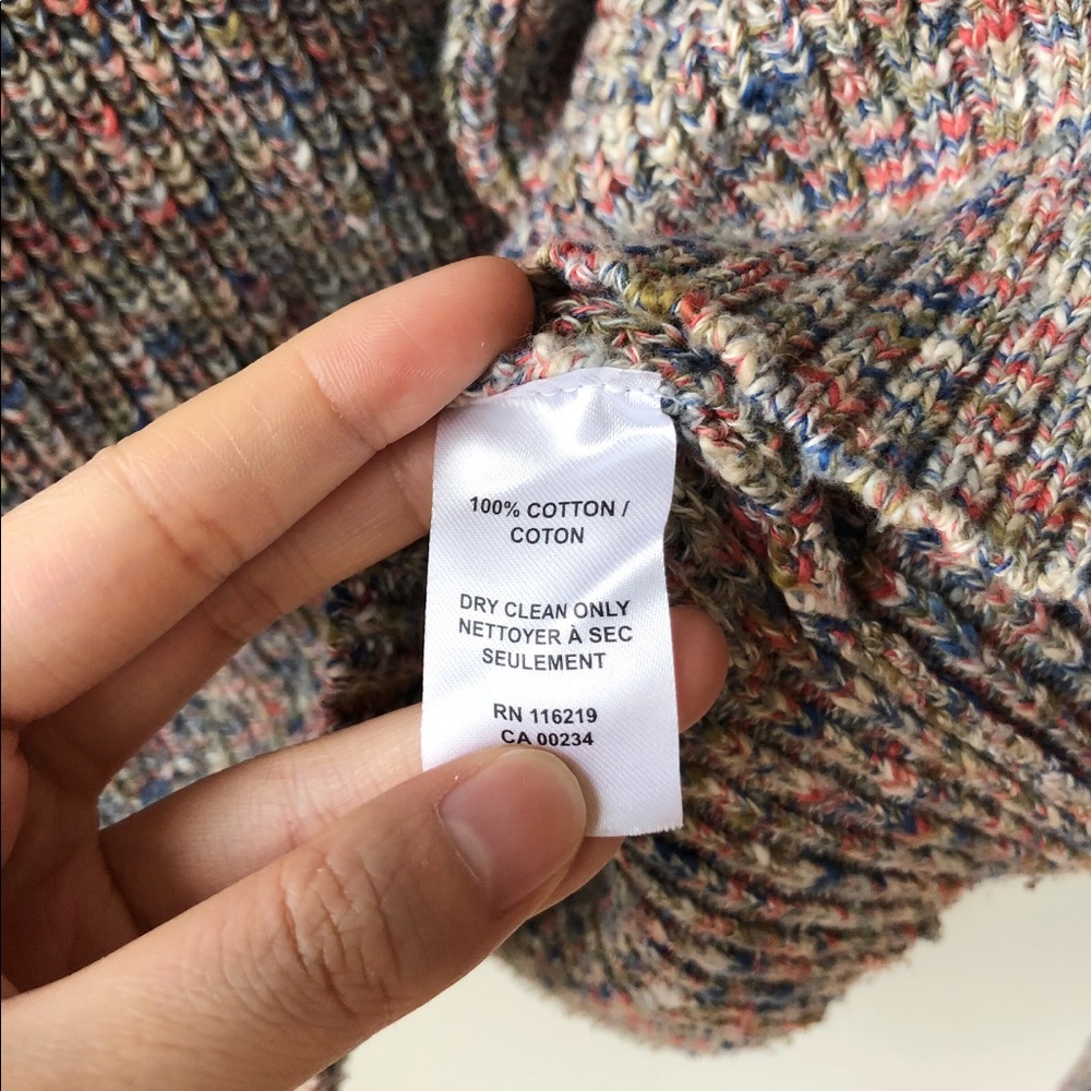 Steven Alan mixed color crop sweater. - Picture 7 of 7